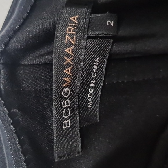 BCBG Maxazria strapless stripe Dress size 2 - Picture 5 of 11